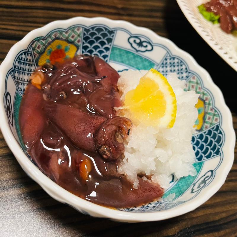 ほたるいかの沖漬け(剛呑)