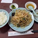 春雨豆菜炒定食(長崎飯店 高田馬場駅前店 （ナガサキハンテン）)