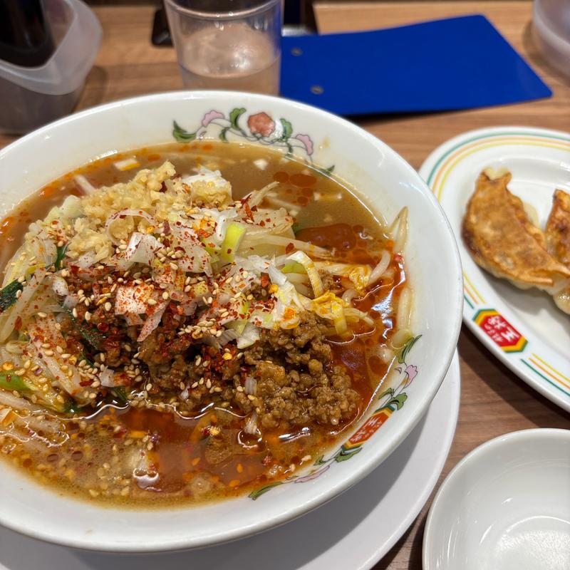 辣菜麺(餃子の王将 高田馬場店)