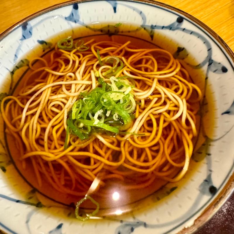 かけそば（生そば）(若菜そば 阪急茨木店)