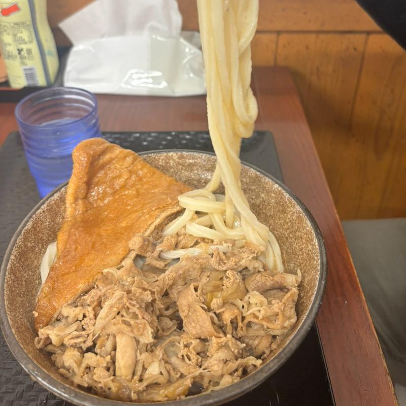 肉ぶっかけ　中(こがね製麺所善通寺上吉田店)