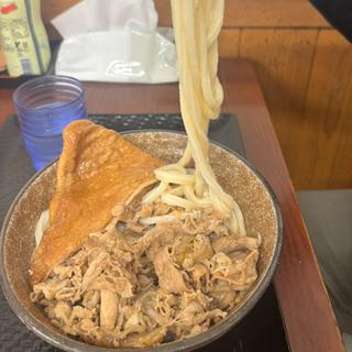 肉ぶっかけ　中(こがね製麺所善通寺上吉田店)