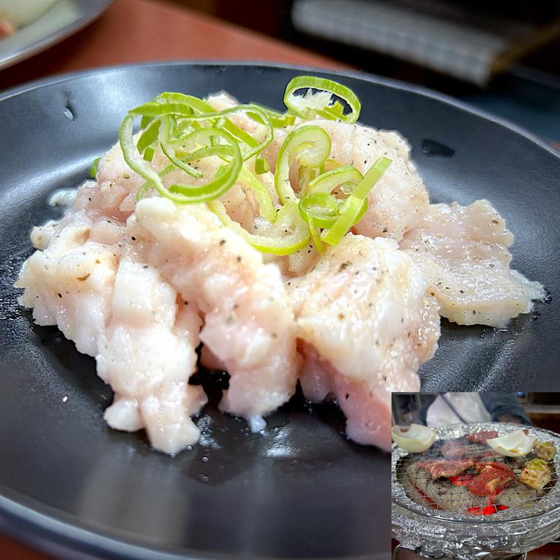 国産牛ミノサンド(ホルモン焼肉　かど屋 )