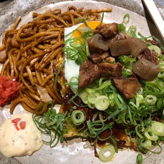 ネギお好み焼きセット(お好み焼き 鉄板焼き メッセ熊子)