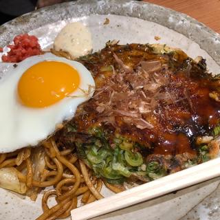 ねぎおこセット(お好み焼き 鉄板焼き メッセ熊子)