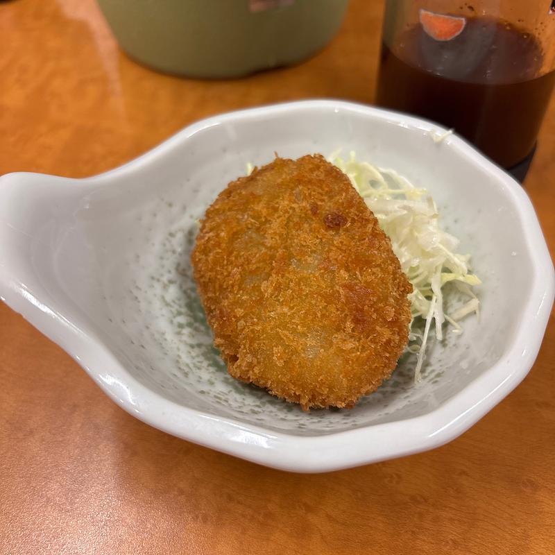 無料カレーコロッケ(山田うどん食堂 上尾小泉店 )