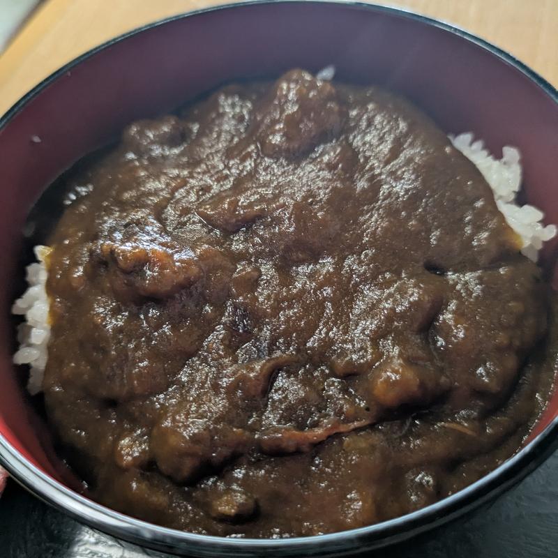 ミニカレー丼(そば処えびす )