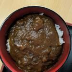 ミニカレー丼(そば処えびす )