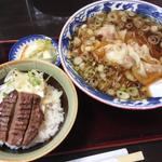 牛タンワンタン麺とミニ丼セット