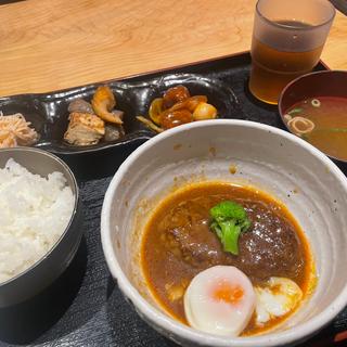 お昼の定食(らぱす 北浜店)