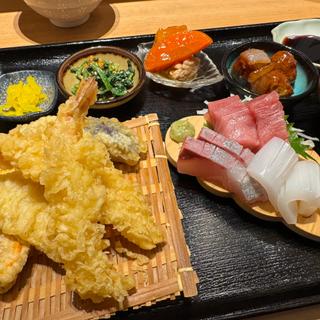 美月御膳に天麩羅おかず(和食 美月)