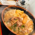 肉ごぼううどん（大盛）(牧のうどん 空港店)