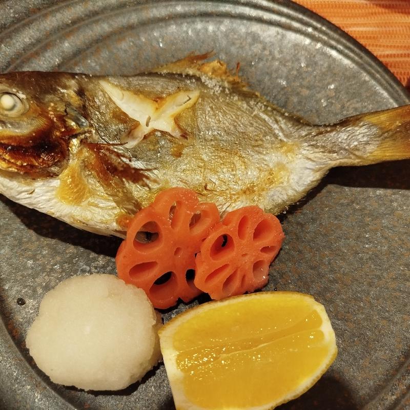 鯛の塩焼き(釜飯と和食 旬)