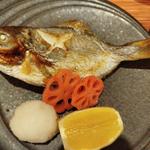 鯛の塩焼き(釜飯と和食 旬)