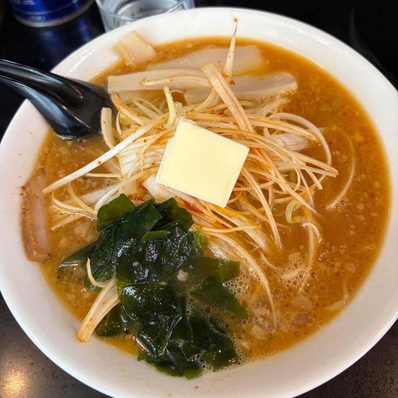 ネギみそラーメン 大盛 バター(ラーメン天棒)