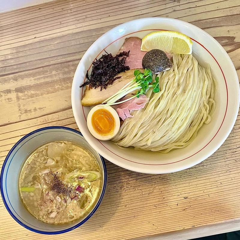 背脂煮干昆布水つけ麺 大(五弦屋)