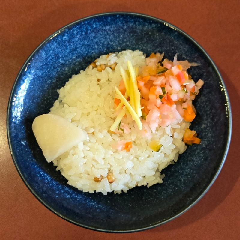 豚そぼろ飯(按田餃子 代々木上原店)