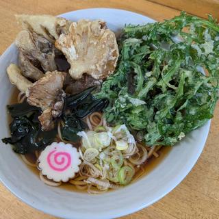 春菊天そば　山菜(戸隠 （トガクシ）)