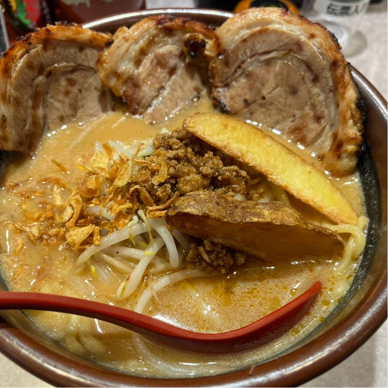 味噌漬け炙りチャーシュー麺(麺場 田所商店 千葉北店)