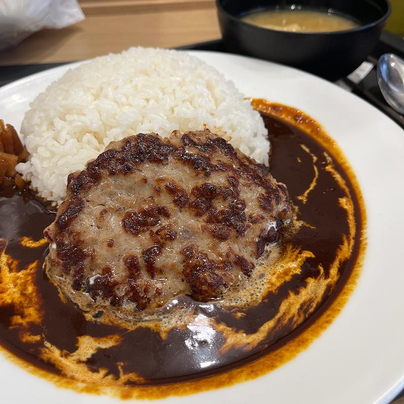 ネオカシミールハンバーグカレー（店舗限定）(松屋 四条大宮駅前店)