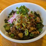 限定丼（ラー油とのりと炙りチャーシューとそれからごはん）