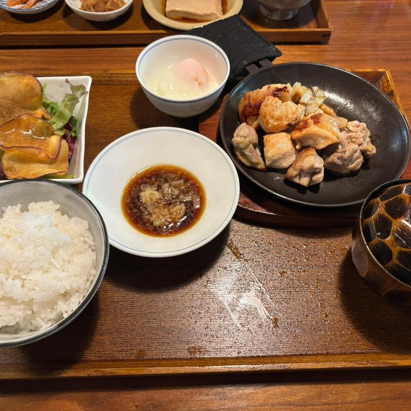 冠地鶏焼膳(湯の岳庵 （ゆのたけあん）)