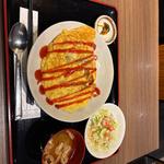 オムライス定食(焼き鳥軒)