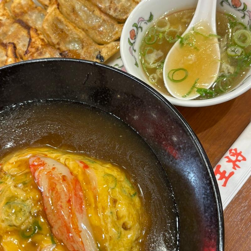 天津飯(餃子の王将 高知御座店)