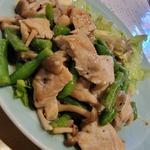 まぐろとシメジのバターソテー定食