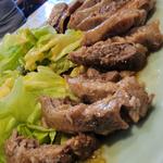 まぐろステーキ定食(鉄火屋)