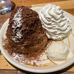 チョコレートモンブランパンケーキ