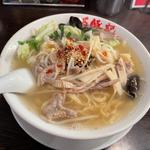 ホルモン麺(万豚記 飯倉店)
