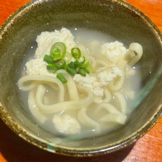 お通し 沖縄そば(居酒屋 又吉商店)