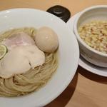 秋刀魚煮干昆布水の冷製塩つけ蕎麦(らぁ麺はやし田)