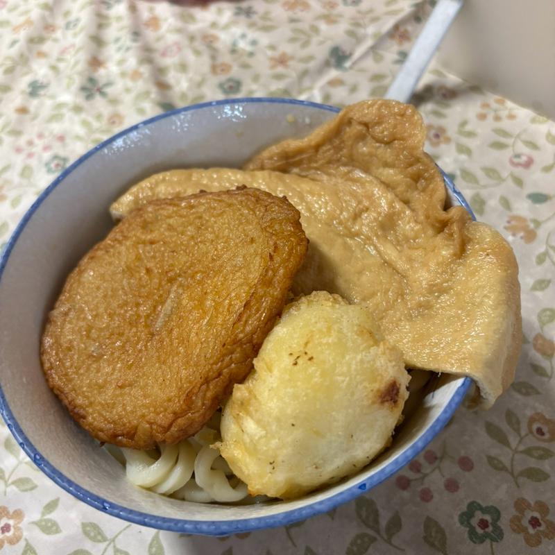 ぶっかけ（冷　2玉）＋玉子天　あげ　さつま揚げ(宮川製麺所 （みやかわせいめんしょ）)