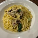 キノコと野菜のペペロンチーノ