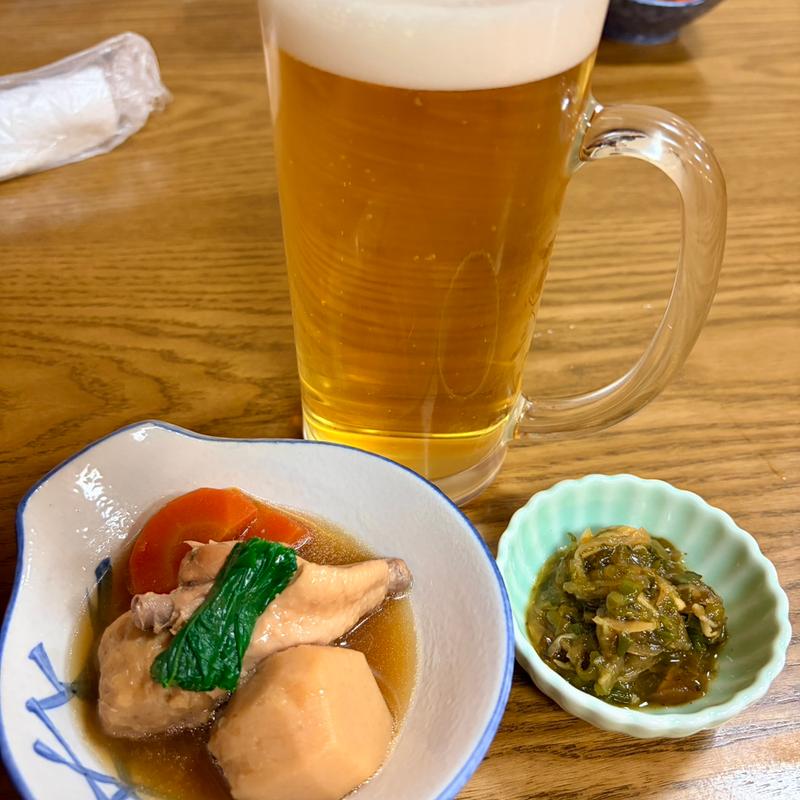 お通し(串焼き 与兵)