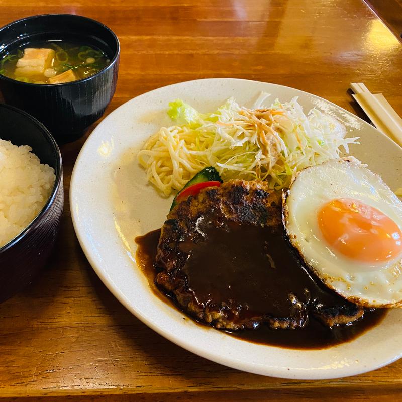 ハンバーグ定食(ウエストロード )