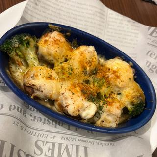 マッシュルームとブロッコリーのカニチーズオーブン焼き(レッドロブスター 江ノ島店)