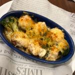 マッシュルームとブロッコリーのカニチーズオーブン焼き