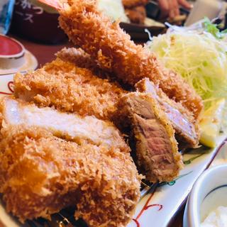 特上黒豚ロースと三種盛りかつ膳