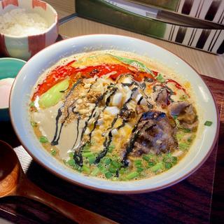 究極の焼きしゃぶ担々麺(焼きしゃぶ 天幕（てんと） しゃぶしゃぶ)