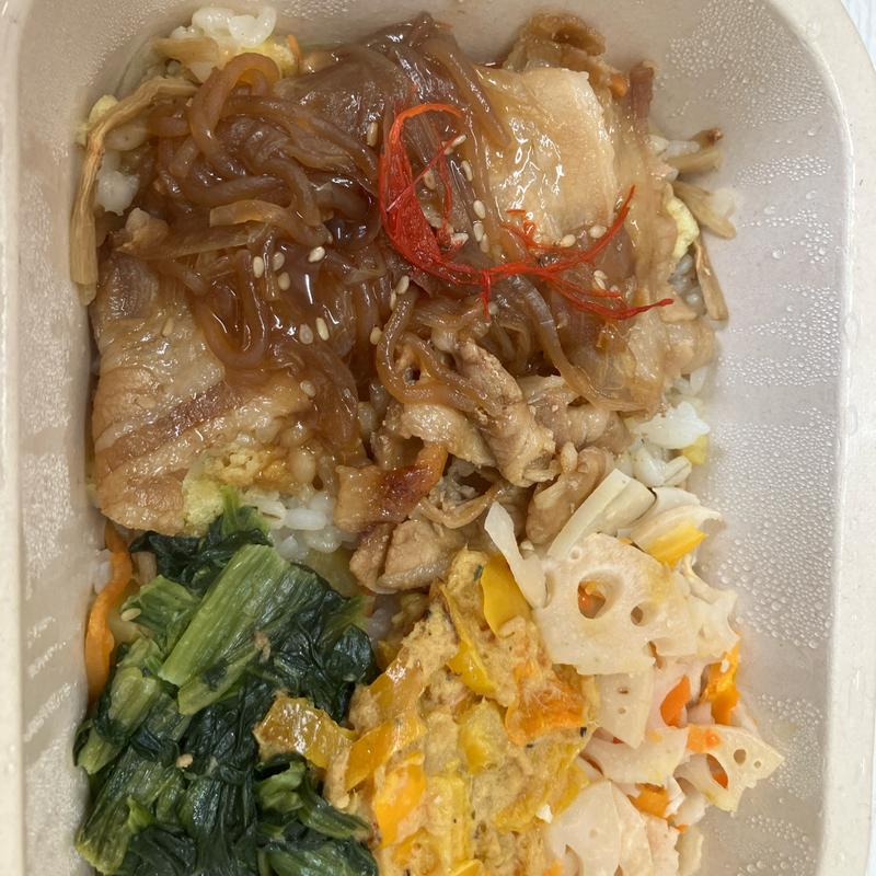 あえて、豚丼牛蒡とさつまいものまぜご飯(株式会社アサヒウェルネスフーズ)