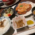 チキンカツ卸しポン酢定食