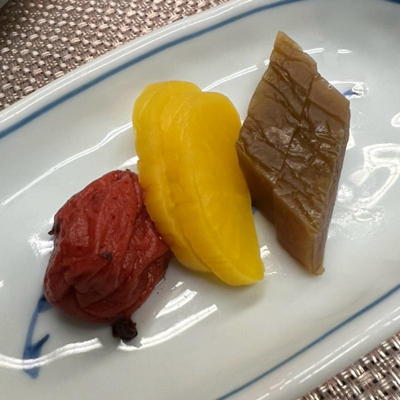 お新香盛り(四季亭)