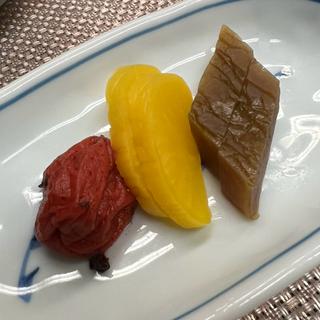 お新香盛り(四季亭)