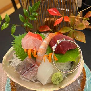 刺身　誕生日盛り(四季亭)