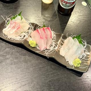 白身魚三点盛り(寿し和 和香苑)