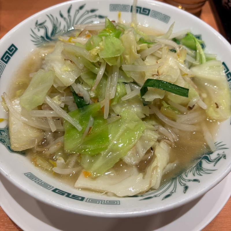 野菜たっぷりタンメン(日高屋 聖蹟桜ヶ丘東口店)