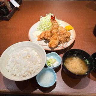 ミックスフライ(とんかつ 卯作(うさく))